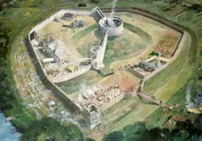 Pickering Castle, 13th century, (c1990-2010). Artist: Ivan Lapper
