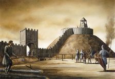 Pickering Castle, c11th century, (c1990-2010). Artist: Simon Hayfield