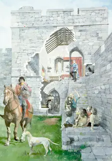 Pickering Castle, c13th century, (c1990-2010). Artist: Ivan Lapper
