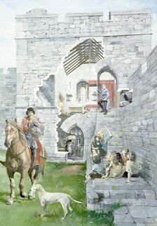 Pickering Castle, c13th century, (c1990-2010). Artist: Ivan Lapper
