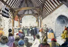 Pickering Castle, c14th century, (c1990-2010). Artist: Ivan Lapper