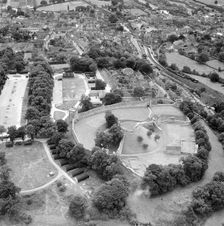 Pickering Castle, North Yorkshire, 1953. Artist: Aerofilms