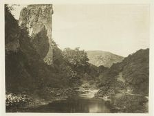 Pickering Tor, Dove Dale, 1880s. Creator: Peter Henry Emerson