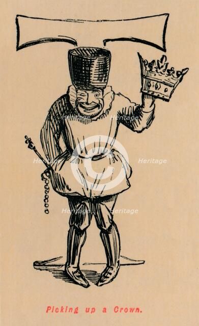 'Picking up a Crown', c1860, (c1860). Artist: John Leech.