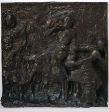 Picking Apples, c. 1881/cast c. 1919-1932. Creator: Edgar Degas
