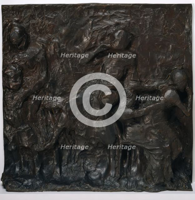 Picking Apples, c. 1881/cast c. 1919-1932. Creator: Edgar Degas.