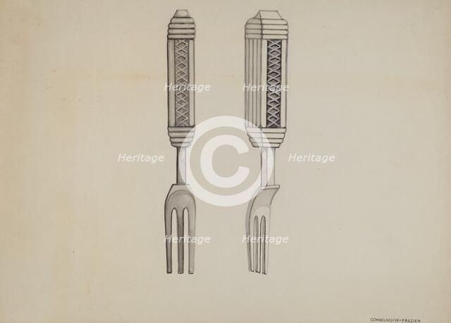 Pickle Fork, c. 1936. Creator: John R. Towers.