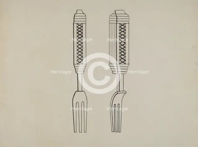 Pickle Fork, c. 1936. Creator: John R. Towers.
