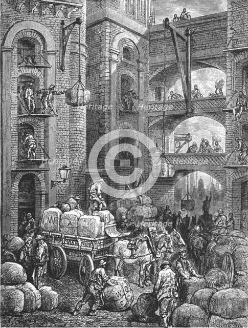 'Pickle Herring Street', 1872.  Creator: Gustave Doré.