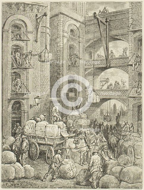 Pickle Herring Street, 1872.  Creator: Stéphane Pannemaker.