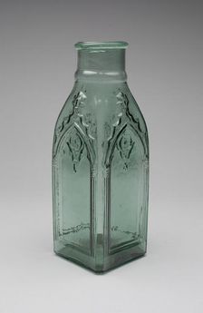 Pickle jar, 1850/70. Creator: Crowleytown Glass Works