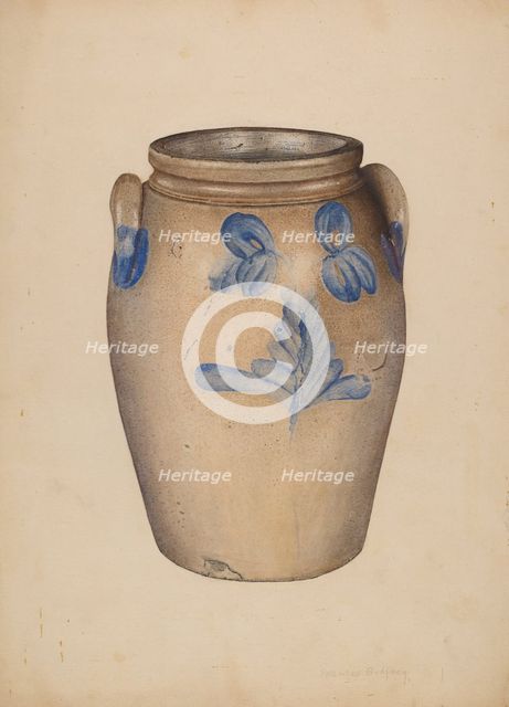 Pickle Jar, c. 1939. Creators: Frances Godfrey, LeRoy Griffith.