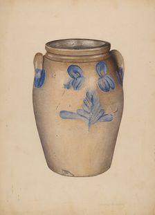 Pickle Jar, c. 1939. Creators: Frances Godfrey, LeRoy Griffith