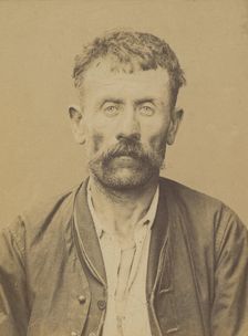 Pichon. Ernest. 41 ans, né le 2/11/52 à Villard-Rixoire (Jura). Terrassier. Anarchiste. 2/..., 1894. Creator: Alphonse Bertillon