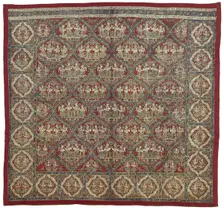 Pichvai with Ladies under the Tree Motif (Vrikshachari), About 1820/30. Creator: Unknown