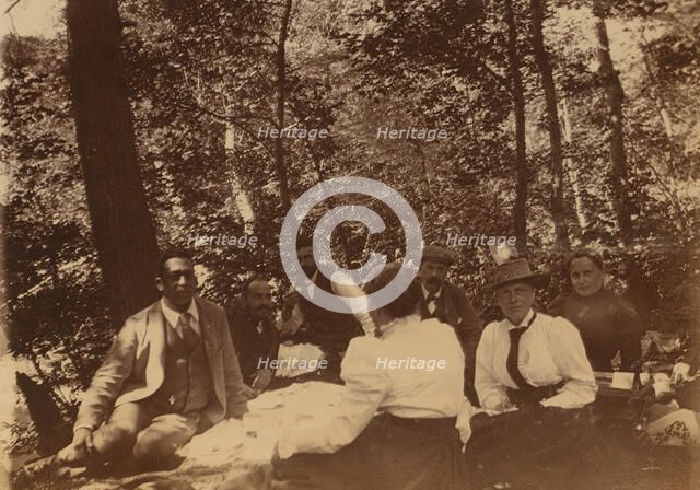 Picnic at Sedanka woods, north of Vladivostok, Russia, 1899. Creator: Eleanor Lord Pray.