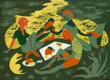 Picnic, c1950. Creator: Shirley Markham