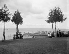 Picnic grounds, Mackinac Island, Mich., c.between 1910 and 1920. Creator: Unknown
