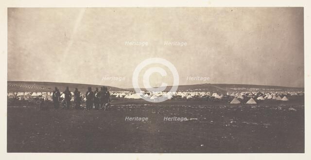Picquet House, Cathcart's Hill, from General Bosquet's Quarters, 1855. Creator: Roger Fenton.