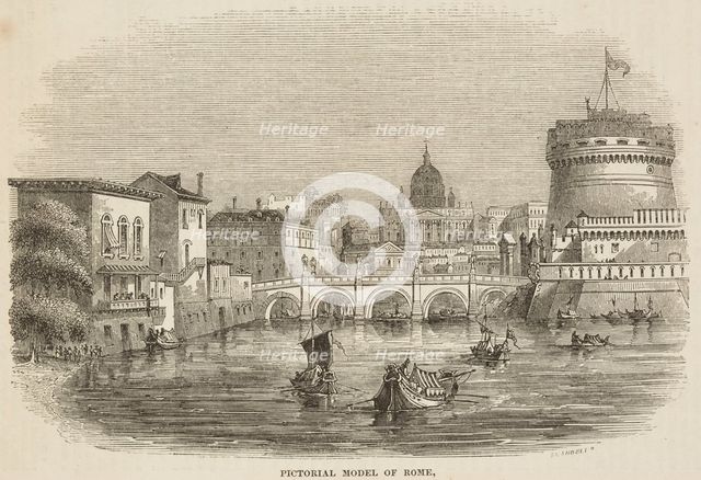 Pictorial Model of Rome, 1841. Creator: Unknown.