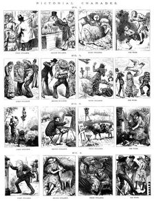 Pictorial Charades, 1883. Creator: Unknown