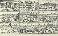 Pictorial depiction of the Great Plague, (1665?). Creator: Unknown