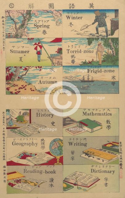 Pictorial Dictionary, 1887. Creator: Unknown.