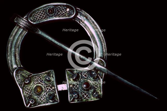 Pictish-Irish Penannular Brooch, 8th century. Artist: Unknown