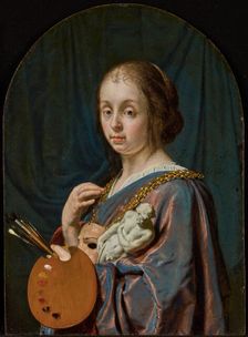Pictura (An Allegory of Painting), 1661. Creator: Frans van Mieris I