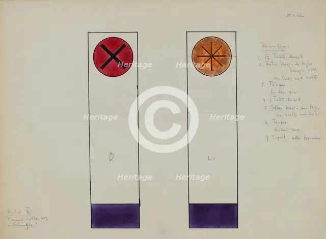 Picture X. Samuel Goldenberg, 1928. Creator: Kandinsky, Wassily Vasilyevich (1866-1944).