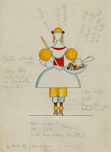 Picture XII. Market Woman from Limoges, 1928. Creator: Kandinsky, Wassily Vasilyevich (1866-1944)