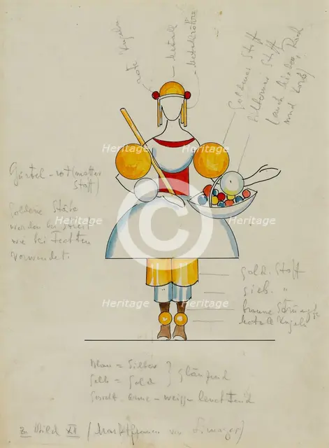 Picture XII. Market Woman from Limoges, 1928. Creator: Kandinsky, Wassily Vasilyevich (1866-1944).