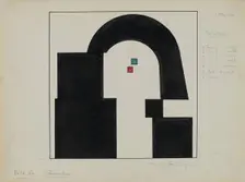 Picture XIII. Catacombae, 1928. Creator: Kandinsky, Wassily Vasilyevich (1866-1944)