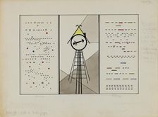 Picture XV. Hut of Baba Yaga, 1928. Creator: Kandinsky, Wassily Vasilyevich (1866-1944)