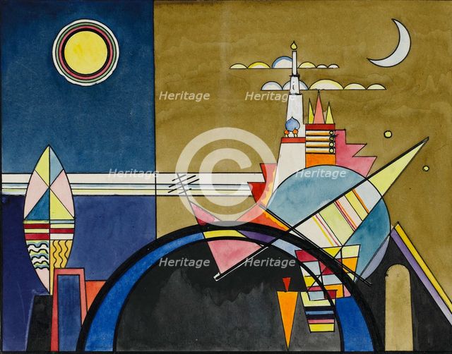 Picture XVI. The Great Gate of Kiev. Stage design for Pictures at an Exhibition by Modest Mussorgs