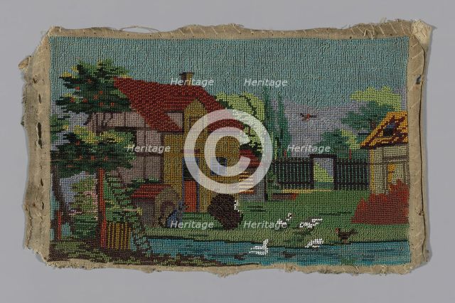 Picture (Beaded), England, 19th century. Creator: Unknown.