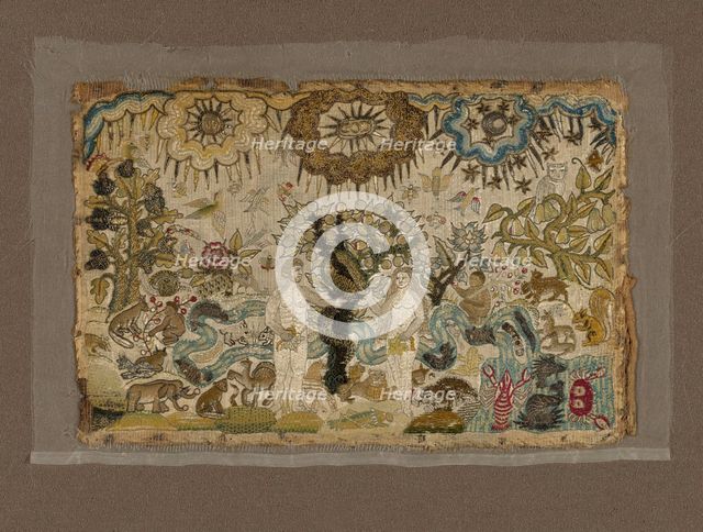 Picture (Depicting the Creation), England, 17th century. Creator: Unknown.