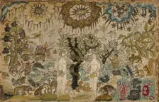 Picture (Depicting the Creation), England, 17th century. Creator: Unknown