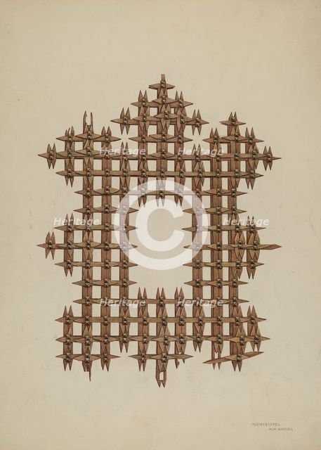 Picture Frame, 1940. Creator: Harry Mann Waddell.