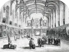 Picture Gallery of the late King of Holland, in the Palace of the Hague, 1850. Creator: Unknown