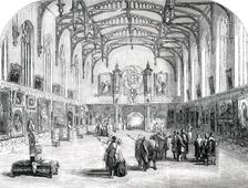 Picture Gallery of the late King of Holland, in the Palace of the Hague, 1850. Creator: Unknown