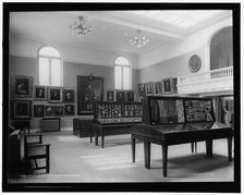Picture gallery, Essex Institute, Salem, Mass., c.between 1900 and 1910. Creator: Unknown