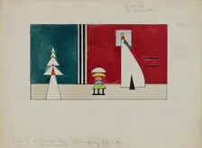 Picture IV. The old castle, 1928. Creator: Kandinsky, Wassily Vasilyevich (1866-1944)