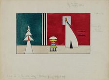 Picture IV. The old castle, 1928. Creator: Kandinsky, Wassily Vasilyevich (1866-1944)