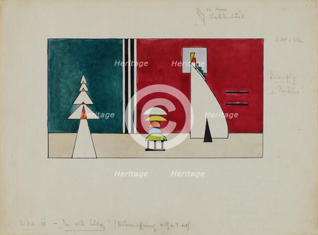 Picture IV. The old castle, 1928. Creator: Kandinsky, Wassily Vasilyevich (1866-1944).