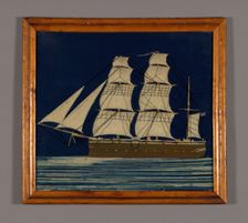Picture (Needlework), England, 1825/75. Creator: Unknown