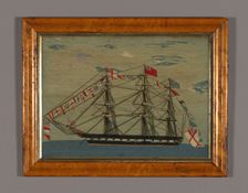 Picture (Needlework), England, 1825/75. Creator: Unknown