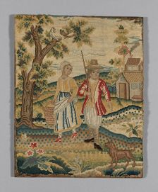 Picture (Needlework), England, c. 1720. Creator: Unknown