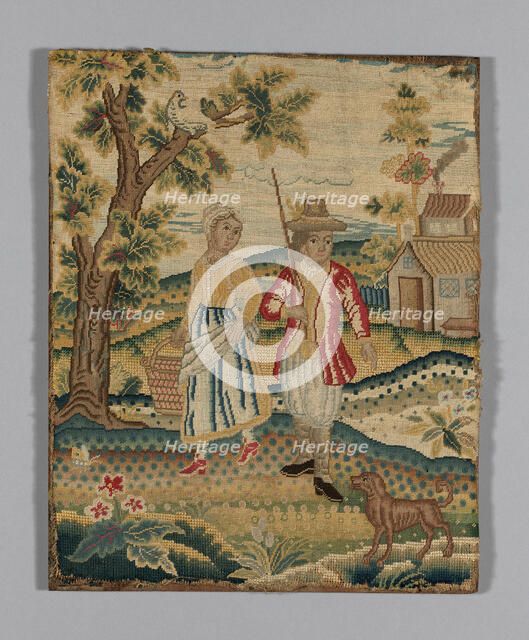 Picture (Needlework), England, c. 1720. Creator: Unknown.