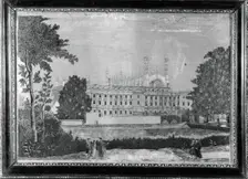 Picture of Kings College Chapel, Cambridge (Needlework), England, 1785. Creator: S.Smith